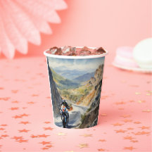 マウンテンランドスケープの鮮やかハイスピードアドベンチャー