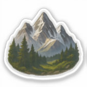 マウンテンランドスケープデザイン シール (正面)