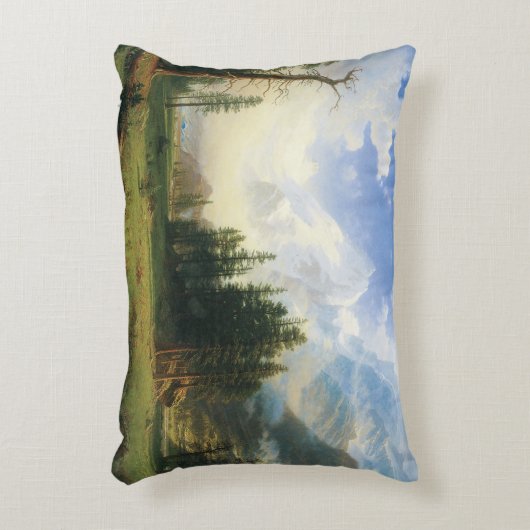 マウンテンランドスケープバイアルバートビエルシュタット アクセントクッション (正面(垂直))