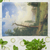 マウンテンランドスケープバイアルバートビエルシュタット キッチンタオル (折り畳み)