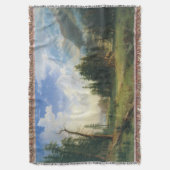 マウンテンランドスケープバイアルバートビエルシュタット スローブランケット (正面縦)