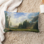 マウンテンランドスケープバイアルバートビエルシュタット ランバークッション (ブランケット)