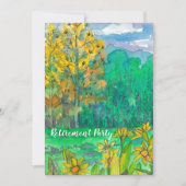 マウンテンランドスケープリタイオメントパーティの招待状 招待状 (正面)