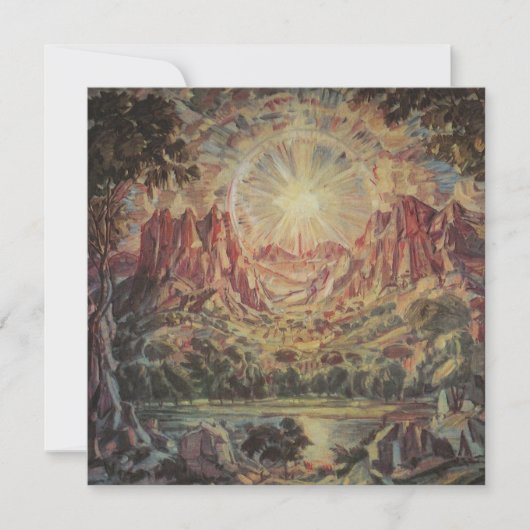 マウンテンランドスケープ(Konstantin Bogaevsky) カード (正面)