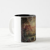 マウンテンランドスケープ(Konstantin Bogaevsky) ツートーンマグカップ (正面左)