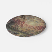 マウンテンランドスケープ(Konstantin Bogaevsky) ペーパープレート (アングル)