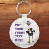 マウンテンランニングズオストリッチ キーホルダー (正面)