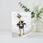 マウンテンランニングズオストリッチ ポストカード (スタンド正面)