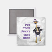 マウンテンランニングズオストリッチ マグネット (正面/裏面)