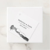 マウンテンリトリート結婚ラスティックズ フェイバータグ (インサイチュ)