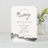 マウンテンリトリート |結婚式招待状 招待状 (スタンド正面)