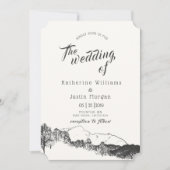 マウンテンリトリート |結婚式招待状 招待状 (正面)