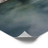 マウンテンリバーアラスカウォーター絵を描カラー ポスター (角)