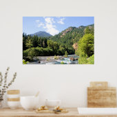 マウンテンリバープリント ポスター (キッチン)