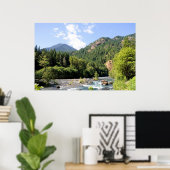 マウンテンリバープリント ポスター (ホームオフィス)