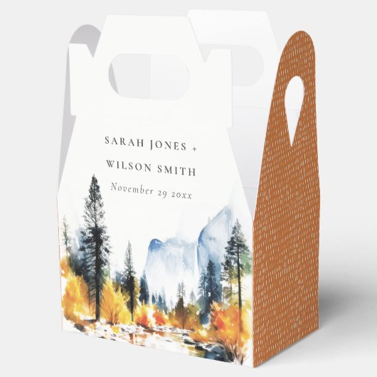 マウンテンリバー秋ウィンターランドスケープ結婚ズ フェイバーボックス (オープン)