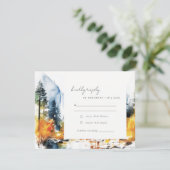 マウンテンリバー秋ウィンターランドスケープ結婚ズ 出欠カード (スタンド正面)