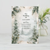 マウンテンリバー秋ウィンターランドスケープ結婚ズ 招待状 (スタンド正面)