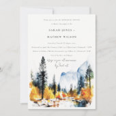 マウンテンリバー秋ランドスケープリハーサルディナー 招待状 (正面)