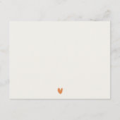 マウンテンリバー秋ランドスケープ結婚ズ詳細 エンクロージャーカード (裏面)