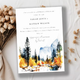 マウンテンリバー秋冬の景観記念日 招待状
