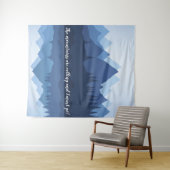 マウンテンリフレクションデザインウォールタペストリー タペストリー (インサイチュ(横))