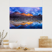 マウンテンリフレクション，カリフォルニア ポスター (キッチン)