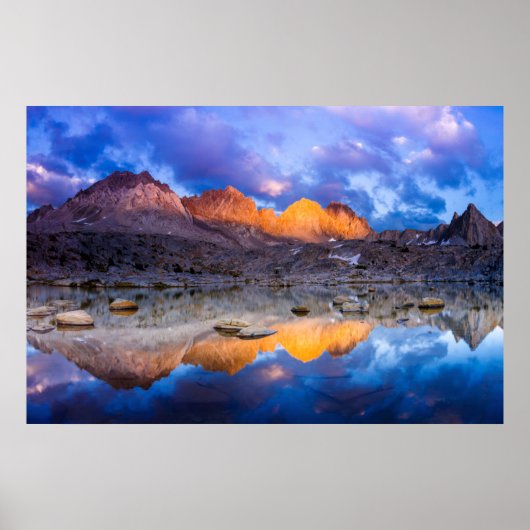 マウンテンリフレクション，カリフォルニア ポスター (正面)