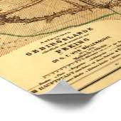 マウンテンリージョンピーキングの北と西中国 ポスター (角)