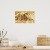 マウンテンリージョンピーキングの北と西中国 ポスター (キッチン)