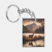 マウンテンレイクの巨大な鹿 キーホルダー (正面左)