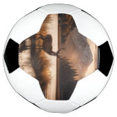 マウンテンレイクの巨大な鹿 サッカーボール (回転)