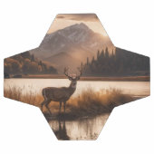 マウンテンレイクの巨大な鹿 サッカーボール (フラット)