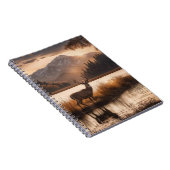 マウンテンレイクの巨大な鹿 ノートブック (右側)