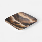 マウンテンレイクの巨大な鹿 ペーパープレート (傾斜あり)