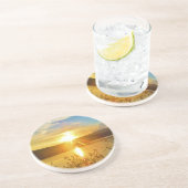 マウンテンレイクアローヘッドの夕日 コースター (側面)