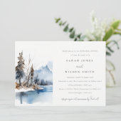 マウンテンレイクウィンターランドスケープリハーサルディナー 招待状 (スタンド正面)