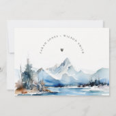 マウンテンレイクウィンターランドスケープリハーサルディナー 招待状 (裏面)