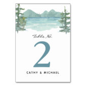 マウンテンレイクウォーターカスタマイズ色 テーブルナンバー (裏面)