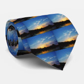 マウンテンレイクサンセット ネクタイ (ロール)