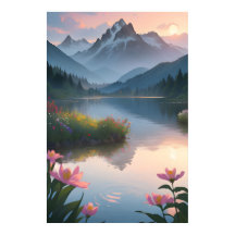 マウンテンレイクサンセット