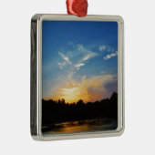 マウンテンレイクサンセット メタルオーナメント (右)