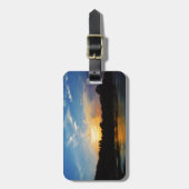 マウンテンレイクサンセット ラゲッジタグ (正面縦)