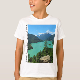 マウンテンレイクシーナリーナショナルパークワシントン Tシャツ