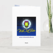 マウンテンレイクシーンフォトファーザーズデイカード カード (裏面)