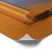 マウンテンレイクスクエアフェイクウインドウイリューション ポスター (角)