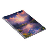 マウンテンレイクズ万華鏡のように千変万化するパターン ノートブック (右側)