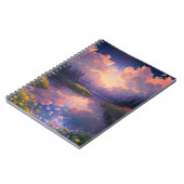 マウンテンレイクズ万華鏡のように千変万化するパターン ノートブック (左側)