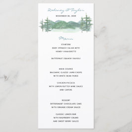 マウンテンレイクテーマウォーター結婚カラー メニュー