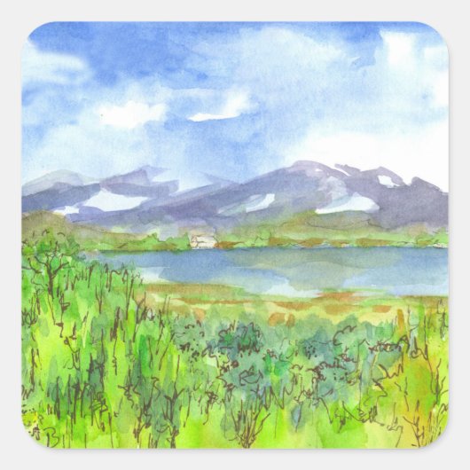 マウンテンレイクハウス スクエアシール (正面)